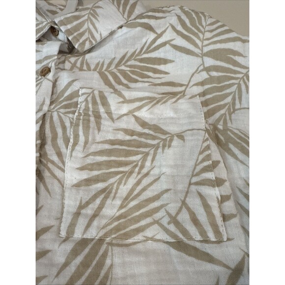 Grayson Threads Kids Girls Size M(8) Top & Shorts White And Tan 2 PC Set - Picture 4 of 14